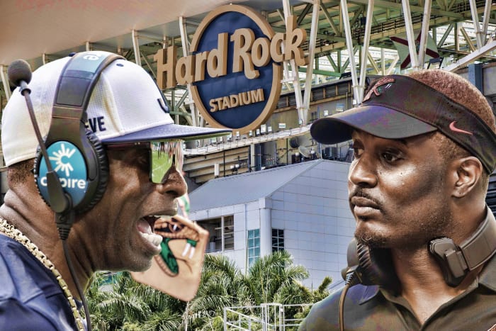 Deion Sanders and Willie Simmons